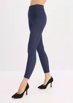 bonprix Thermoleggings (96236881) blau meliert