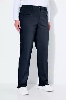 Ulla Popken Mony Bengalin Stretchhose konisches Bein (842106) schwarz