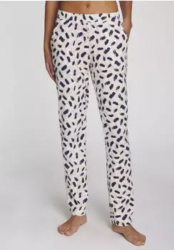s.Oliver Schlupfhose aus reiner Viskose mit Tapered Leg (40172363) rosa/gemustert