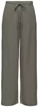 Only Sakura Loose Pull Up Pants WVN Loose Fit (15366882) oliv