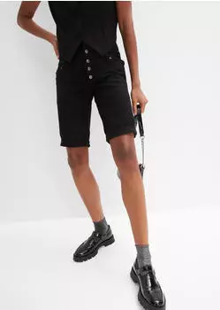 bonprix Bermudas Regular Fit schwarz