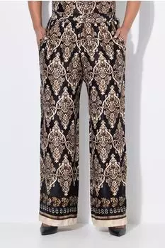 Ulla Popken Palazzo Hose weites gerades Bein (837831)