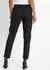 bonprix Leinenhose aus Leinen und Baumwolle, Regular Fit schwarz