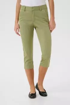 Kaffe Leana Regular Fit Hose oil green