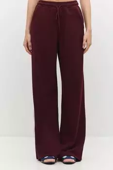 No Matter What Jogginghose Loosefit Mid Waist dunkelrot