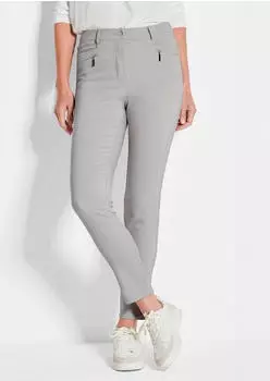 GOLDNER Bella Schlupfhose lang hellgrau