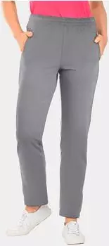 GOLDNER Bequeme Slinky-Hose mit Schlupfbund (92000561) grau
