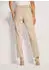 Madeleine Plissierte Hose mit Stretchkomfort creme
