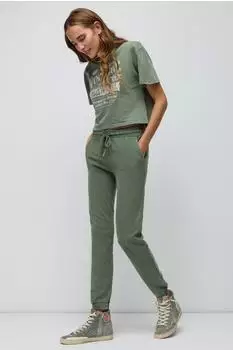 No Matter What Tapered Jogginghose Mid Waist grün