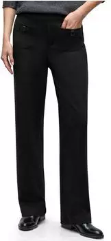 Street One Straight Leg Hose mit Detail (A380136) schwarz