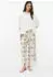 s.Oliver Culotte Wide Leg High Rise Jersey strukturiert (2178739) beige/braun