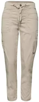 Street One Jogger Pants Style Bonny mit Cargo-Taschen und Kordelzug (40089137) cobble stone
