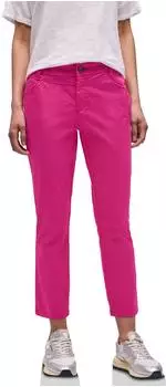 Street One 7/8-lange Slim Fit Hose (A380469) magenta dream