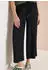 Cecil Culotte Kariert Neele mit elastischem Bund (74373309) schwarz