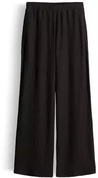 someday. Charlie Wide Texture Wide Leg Pants mit Komfortbund (4059117657559) dark truffle