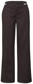 Street One Straight High Waist Hose braun