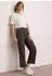 Street One Straight High Waist Hose braun