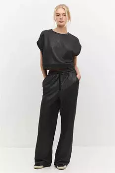 No Matter What No Matter What Hose Loose Fit Mid Waist (30833947) schwarz