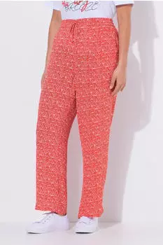 Ulla Popken Leggings Spitze Stretchkomfort (844543) lachs