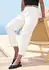 Lascana Bundfaltenhose Barrel Fit mit Gürtel (17150432) creme