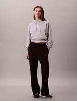 Calvin Klein Jeans Sweathose elastischer Bund, gerade Passform, Bundfalte...