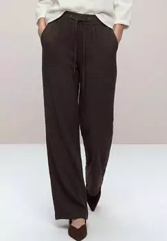Street One High Waist Wide Leg Hose Loose Fit (A380797) espresso brown