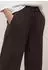 Street One High Waist Wide Leg Hose Loose Fit (A380797) espresso brown