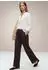 Street One High Waist Wide Leg Hose Loose Fit (A380797) espresso brown