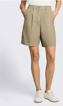 Tom Tailor Shorts Loose Fit High Waist (1049995) silver olive