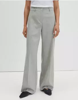 someday. Catsby Texture Wide Leg Pants Two-Tone Look warm clay