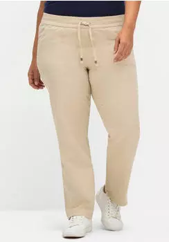 Witt Weiden Slip-on Hose mit elastischem Bund sand