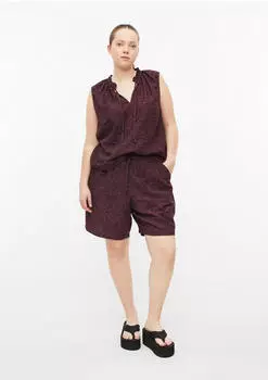 s.Oliver Shorts High Rise All-Over-Print (2180395) fliederfarben