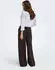 Only ONLEMMIA MW Pull-Up X-Wide Pant Regular Waist (15374857) coffee bean