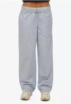 Superdry Loose Fit Hose Mid Waist (W7011273A) azure blue stripe oxford