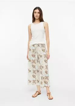 s.Oliver Culotte Wide Leg High Rise strukturiert (2178739) beige/braun