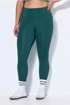 Studio Untold Leggings High Waist (72159057) dunkelgrün/weiß