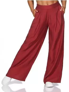 Sublevel Wide Leg Trousers LSL-550 garnet red