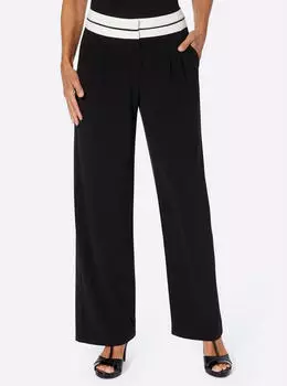 Witt Weiden Jersey trousers comfortable fit schwarz