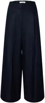 Selected SLFLYRA Loose Fit High Waist Hose (16099964) dark sapphire