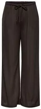 Jacqueline de Yong JDYLESLIE Hose Loose Fit High Waist schoko