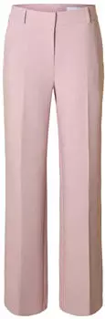Selected SLFBEATRICE / SLFLUAH Marlene Hose mit Leinen (16094206) bleached mauve/melange