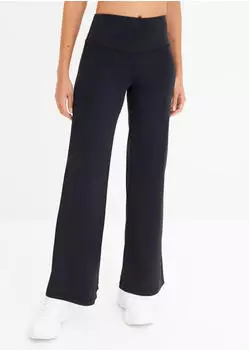 bonprix Marlene-Hose Loose Fit mit Zopfmuster schwarz