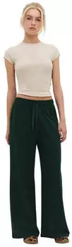 No Matter What Jogginghose Loosefit Mid Waist dunkelgrün