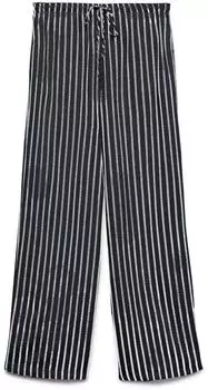 Vero Moda VMROSIE MW Wide Pant NOOS Schlupfhose Oversize sky captain stripes:white pinstripes