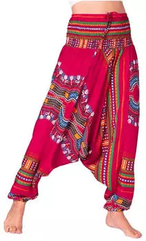 Panasiam Aladin Harem Style Chill Pants Unisex (10102100214) rot bunt
