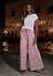 Lascana Wide Fit Schlupfhose mit Plisseefalten (33434329) mauve