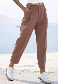 Lascana Bundfaltenhose (94453842) nougat