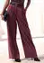 Lascana Bundfaltenhose bordeaux