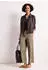 Street One High Waist Wide Leg Linen Look Hose (A380290) silent sand