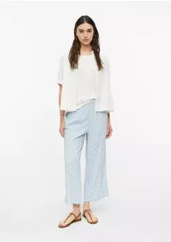 s.Oliver Culotte Hose blau/creme